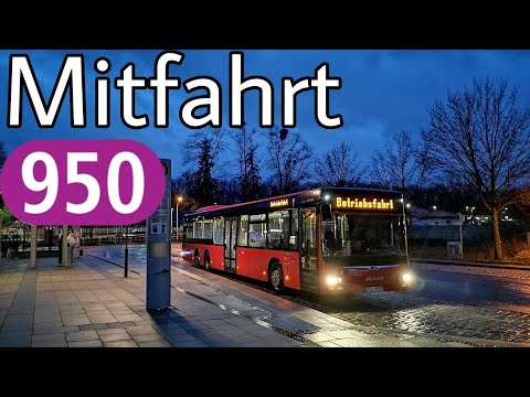 Mitfahrt | MAN Lion's City LL A26 | Linie 950 | Erkner, ZOB - S Strausberg
