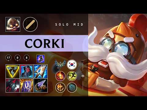 Corki Mid vs Yasuo - KR Challenger Patch 26.04