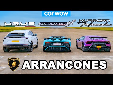 Lamborghini ARRANCONES : Urus v Aventador v Hurracan