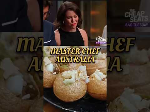 😎Master Chef Australia reaction on Panipuri😋 #shorts #masterchefaustralia #youtubeshorts #panipuri