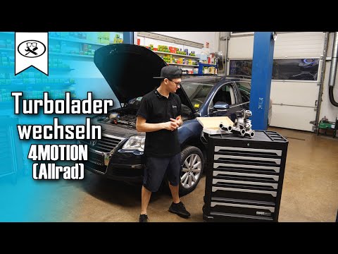 VW Passat 3C 4motion (all-wheel drive) 2.0 TDI 3C BMP turbocharger replacement | Change turbochar...