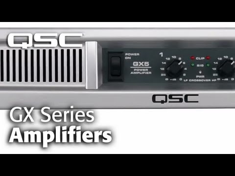 QSC GX3 2-Channel Live Sound DJ PA Stereo Power Amplifier Amp image 5