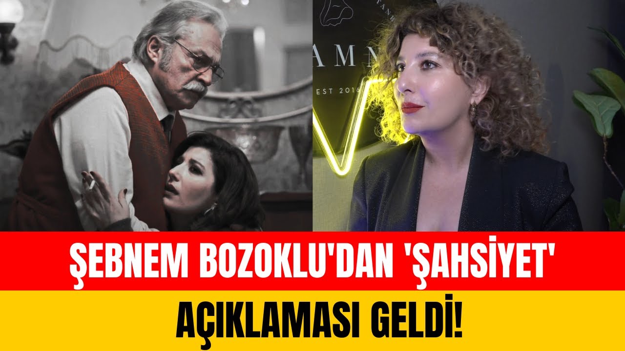 Şebnem Bozoklu'dan yeni proje açıklamaları! 'Şahsiyet' dizisi hakkında konuştu!