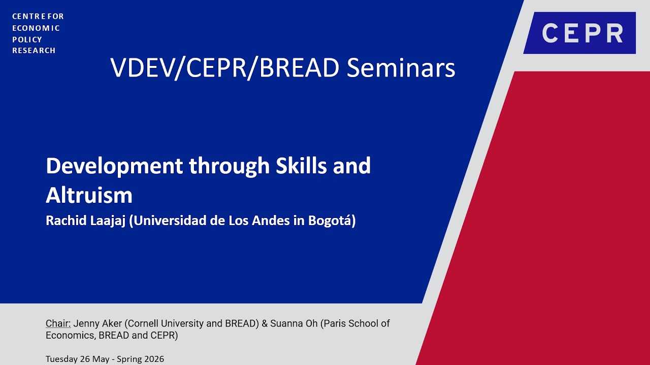 VDEV 80 - Rachid Laajaj (Universidad de Los Andes in Bogotá)