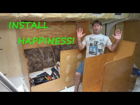 Building my steel sailing yacht Ep.59 INSTALLING Galley cabinets 😀HAPPINESS!