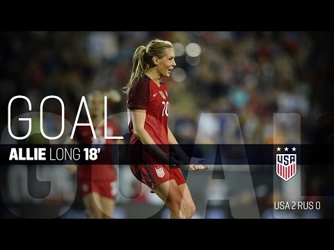 WNT vs. Russia: Allie Long First Goal - April 6, 2017