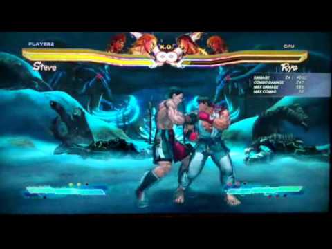 SF X TK - Steve Fox & Hwoarang - Various Combos