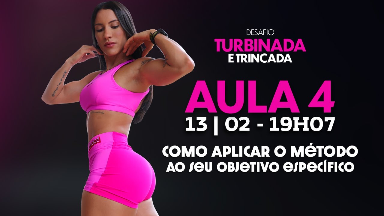 AULA 04 - APRENDA COMO UTILIZAR O MÉTODO PARA SEU OBJETIVO ESPECÍFICO +  VAGAS TAY TRAINING