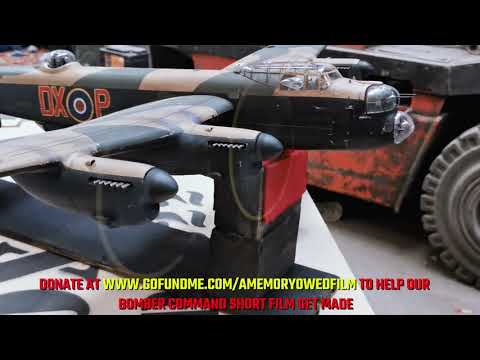 MOTORISED 1/32 LANCASTER BOMBER -  "A MEMORY OWED" SHORT FILM