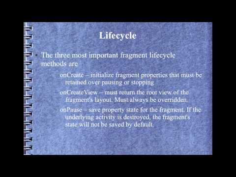 Android Development Course Chapter 26 Fragments