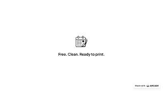PCalen: Free Printable Calendar