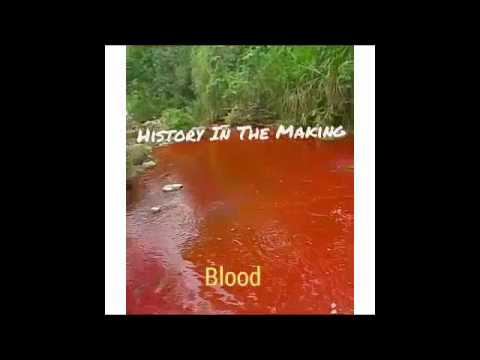 River Turns red deep inside of Jamaica,believe it or not