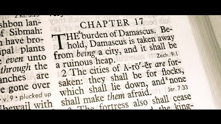 A Watchman Report: The Fate of Damascus and the Psalm 83 War