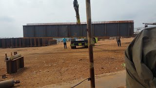 L&T fabrication 25t LOADING 2008 aL0 18.3 M SPAN COMPOSITE WELDED GIRDER (upto 4 curve)