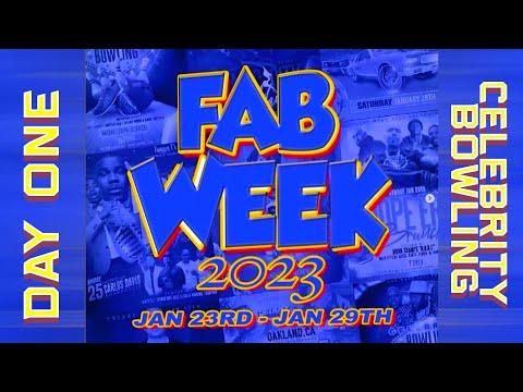 TOO SHORT , MR FAB , LIL BLOOD  - DAY ONE - CELEBRITY BOWLING