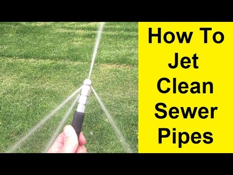 How To Jet Clean Sewer Pipes