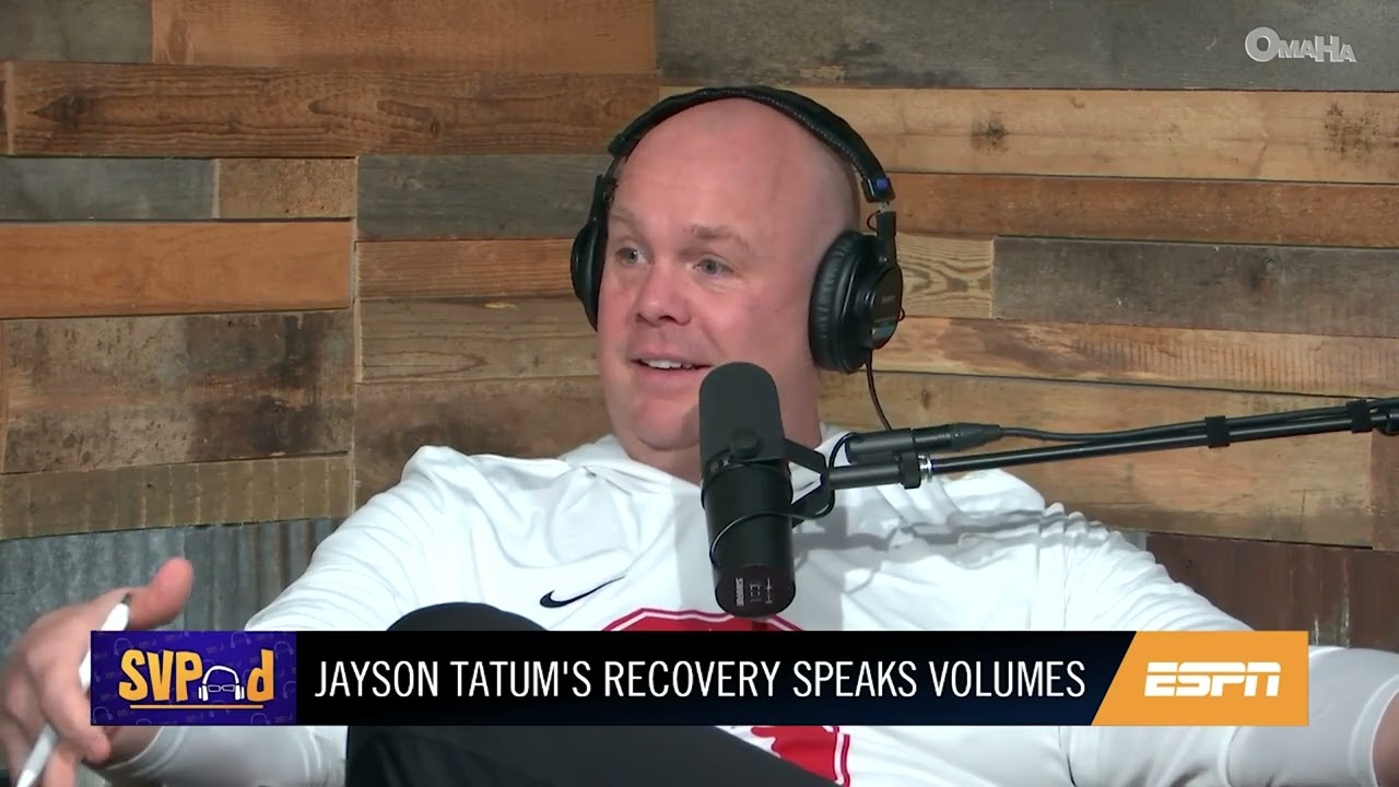 'Says SO MUCH’’: SVP & Stanford Steve Laud Jayson Tatum for Quick Achilles Recovery 👏 | SVPod