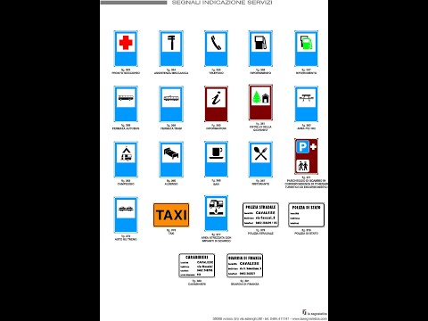 segnali di indicazione parte seconda