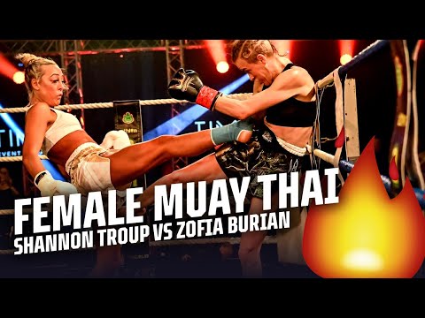 FEMALE MUAY THAI FIGHT 🔥 Shannon Troup vs Zofia Burian | Road to Rebellion | Full Fight Replay