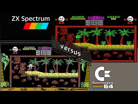 C64 vs. ZX Spectrum - 8 games from 1988
