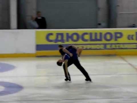 MVI 4504 2012 09 16 Team Russia test skate 13 Bazarova Larionov LP