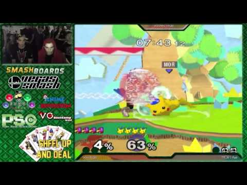 Melee - SHFFL - Singles - WF - Westballz (Falco, Fox) vs MOR Axe (Pikachu)