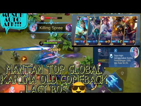 KARINA BUILD FULL DAMAGE! item karina tersakit 2021!!