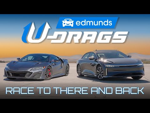 U-DRAGS RACE: Acura NSX Type S vs. Lucid Air Grand Touring | Quarter Mile, Handling & More!