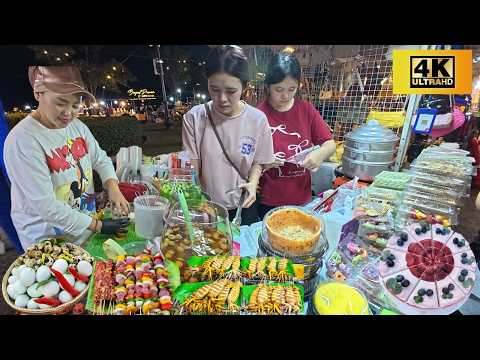 Amazing Street Food  at Riverside 🌃  Night Walking Tour Phnom Penh 🇰🇭 2026