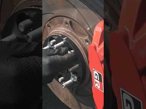 Installing wheel spacers on my GR Corolla #grcorolla #wheelspacers