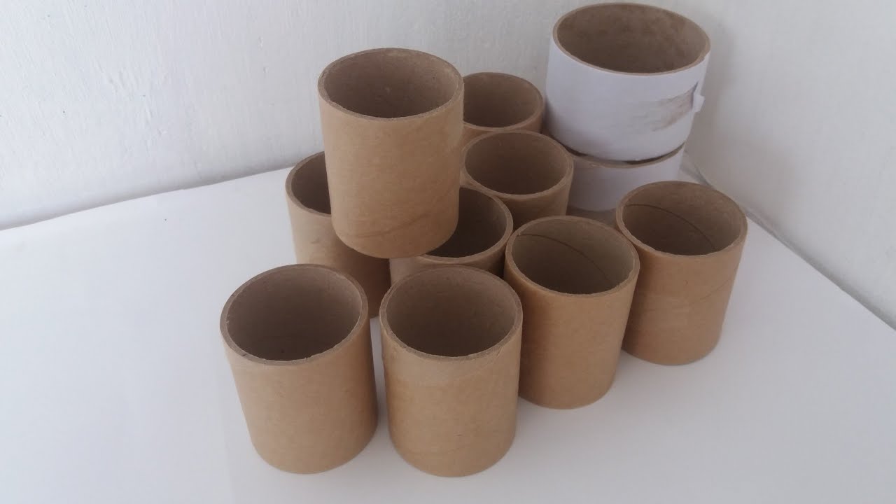 3 IDEIAS incríveis de artesanato com rolo de papelão | Faça você mesmo