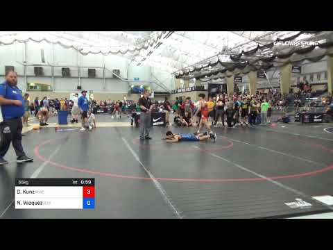 55 Kg Semifinal Dyson Kunz MWC Wrestling Academy Vs Nain Vazquez Izzy Style