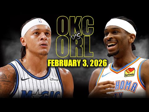 Oklahoma City Thunder vs Orlando Magic Full Game Highlights – February 3, 2026 | NBA Season