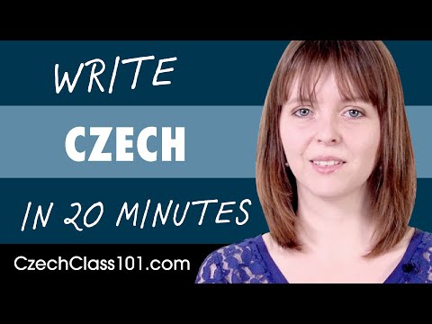 1 Hour to Improve Your Czech Writing Skills