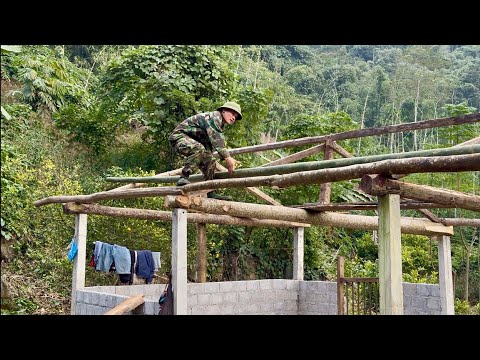 Driven out of his home by his wife and mistress, the young soldier built himself a shelter.