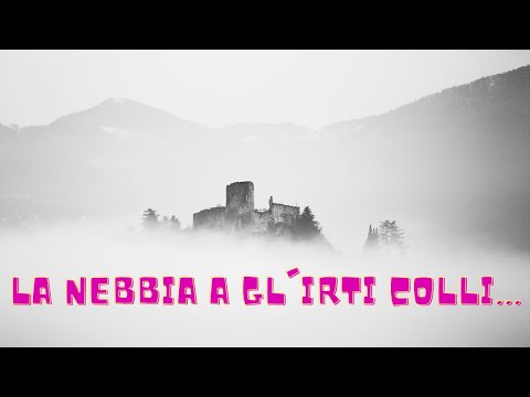 SAN MARTINO - poem by Giosuè Carducci "The fog on the steep hills….🌫️