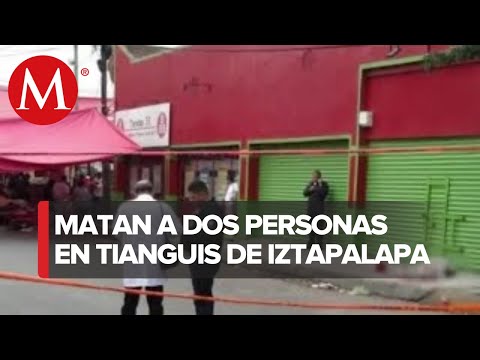 Balacera en tianguis de Iztapalapa, Ciudad de México deja como saldo dos muertos y tres heridos