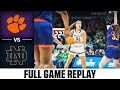Clemson vs. Notre Dame Full Game Replay | 2023-24 ACC Women's Basketball