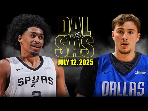 Dallas Mavericks vs San Antonio Spurs Full Game Highlights - July 12, 2025 | NBA Summer League