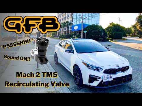 Go Fast Bits Mach 2 TMS Recirculating Diverter Valve Sound | Kia Forte GT