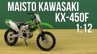 Maisto Kawasaki KX 450F (31101-16) - відео 1