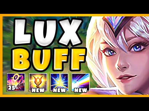 Lux Buff - New S Tier Support?! SO MUCH DAMAGE!