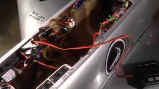 F86D jet turbine 2nd start yellow plume