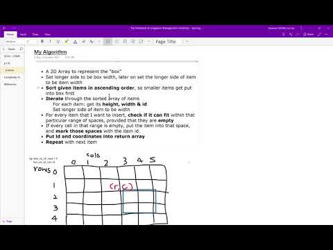 Ruby Box Packing Algorithm Is103
