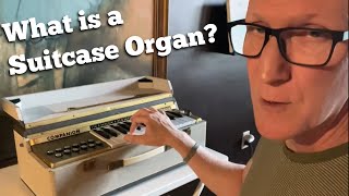 Video thumbnail for What is a suitcase companion organ? Vintage fan organ demonstration. by Now You Know