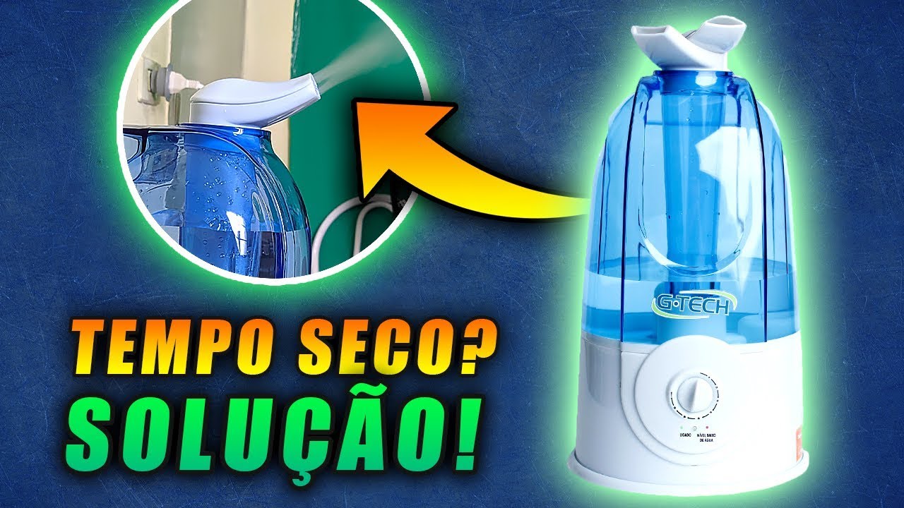 Umidificador de Ar G Tech Ultrasônico Allergy Free Dual | Unboxing e Review