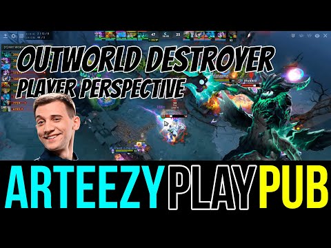 Arteezy 1V5 Outworld devourer - Player perspective PUB GAME