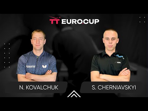 12:30 Nazarii Kovalchuk - Serhii Cherniavskyi 23.05.2025 TT Euro.Cup Ukraine Star. TABLE 3
