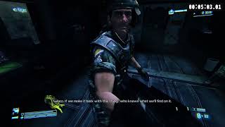 Aliens: Colonial Marines speedrun coop any% mission 1 Distress 14:00 WR
