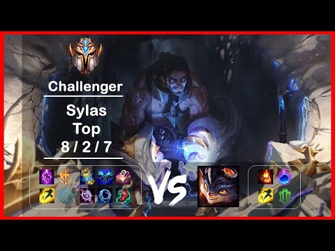 Top Sylas vs Rumble KR Challenger Patch 12.6